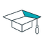 graduation cap icon
