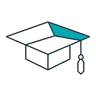 graduation cap icon